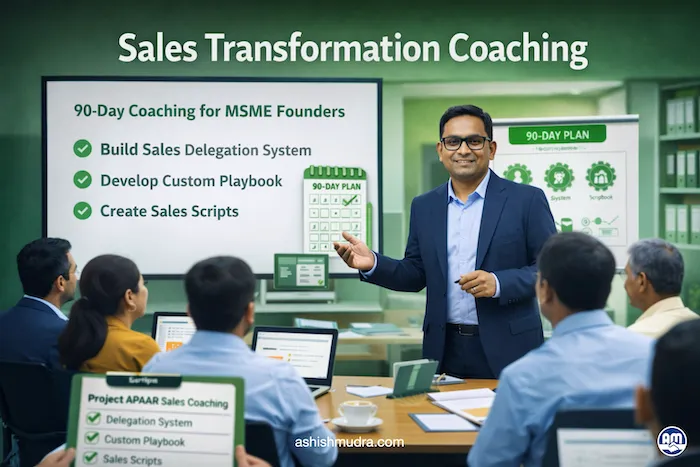 Sales Transformation Coaching for MSMEs by Ashish Mudra