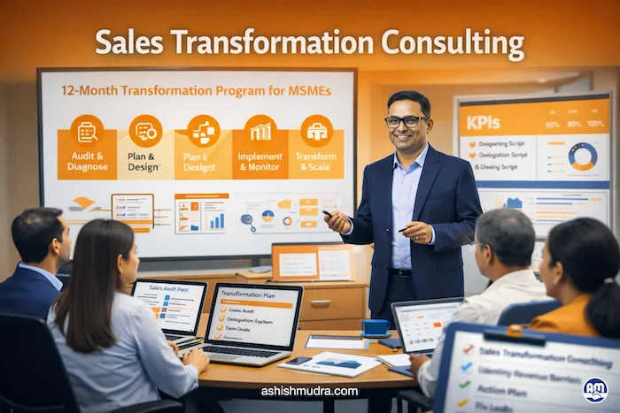 Sales Transformation Consulting for Growing MSMEs by Ashish Mudra